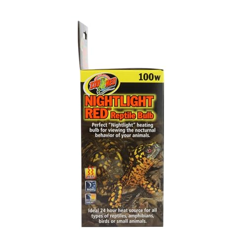 Zoo Med Nightlight Red Reptile Bulb 100 Watts - size: 100 W
