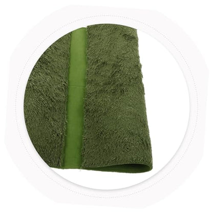 WOONEKY Reptile Carpet Mat for Lizards Reptile Cage Liner Fake Grass Bedding Easy Washable Comfortable Habitat for Bearded Dragon - size: 60.00X40.00X0.50CM