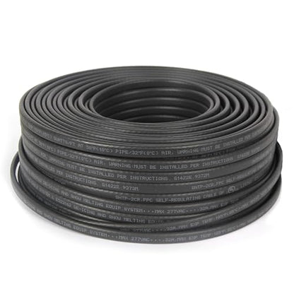Radiant Solutions Company Heat Tape Pro - Self-Regulating Heat Cable - Long Term Ice Dam, Roofing, Gutter & Pipe Freeze Protection - 12 MM, 6 Watts Per Foot (250, 120 Volt) - style: 250 Feet