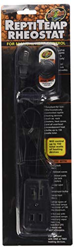 Zoo Med Repti Temp Rheostat,Black - size: 1 Count (Pack of 1)
