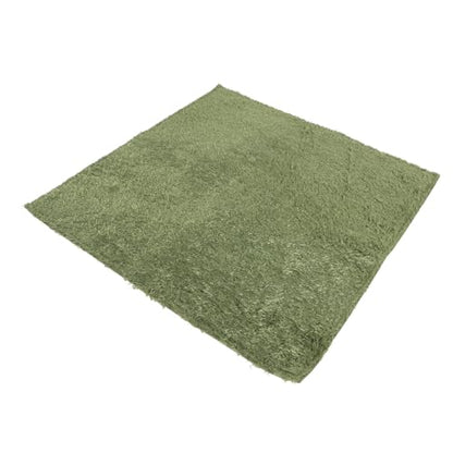 COLLBATH Reptile Carpet Mat for Imitation Grass Liner Reusable Breathable Washable Substrate for Snakes Lizards Turtles Comfortable Habitat