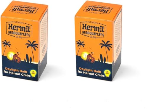 Fluker's Daylight Habitat Light Bulb for Hermit Crabs, 60,Watt (Pack of 2) - size: 1 Count (Pack of 2)