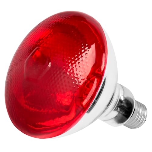 Infrared Bulb Heat Lamp, Red Light Therapy Heat Bulbs, Infrared Light Bulb for Body Suitable for E26/E27 Socket - size: 100