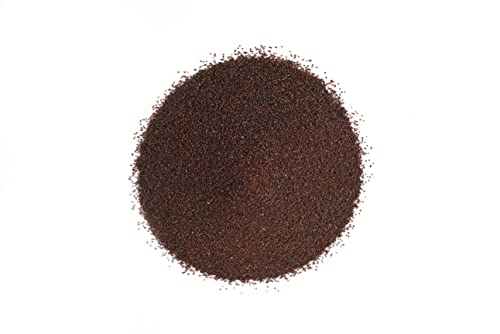 LANDEN Congo Aquascape Sand for Aquarium Landscape 2L(9lbs), Brown, Aquarium Natural Fine Decorative Sand, Tropical Rainforest Biotope Aquariums, Depth Enhancing, 0.4-0.9mm - size: L,2Lx1pk