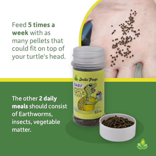 Josh's Frogs Juvenile Aquatic Turtle Food (3.5 oz) - size: 2 Ounce (Pack of 1)