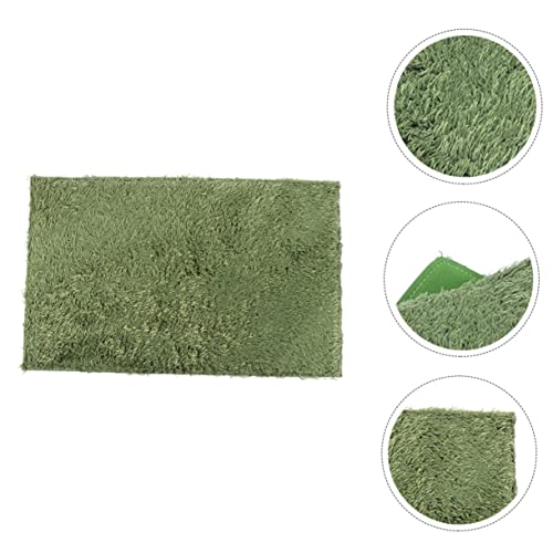 Home Terrarium Liner Reptile Pet Carpet Fake Moss for Lizard Tanks and Tortoise Habitats Moisture Retaining Reusable Mat for Amphibians and Reptiles