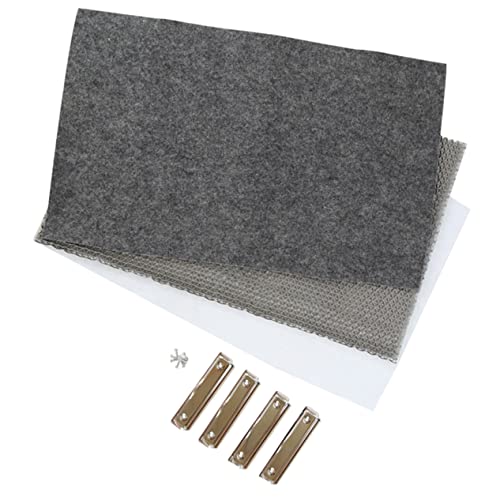 Abaodam 1set Reptile Terrarium Mat Liner Snake Bedding and Moisture Retention Carpet for Turtles Lizards and Snakes Washable and Reusable Reptile Habitat Flooring Gray - color: Dark Grey