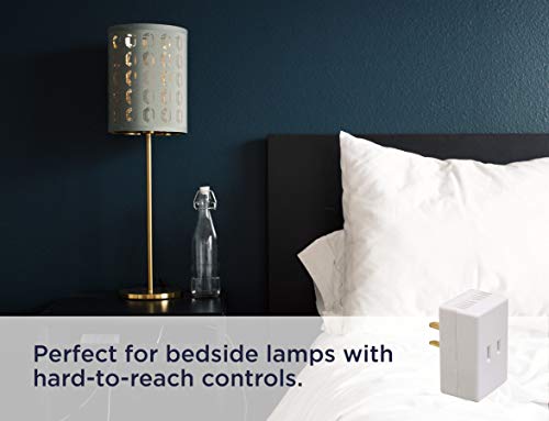Westek Touch Lamp Control Dimmer Switch – Small Plug-In Device Converts Lights to Touch Lamp, 3 Way Switch – No Wiring, Easy to Install, Ideal for Floor, Bedside and Hard to Reach Lamps at Home, White, 6004B