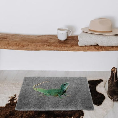 POPETPOP 3pcs Reptile Carpet Mat Polyester Substrate Liner for Bearded Dragon Leopard Gecko Snake Lizard Tortoise Lightweight Washable for Reptile Tanks and Habitats