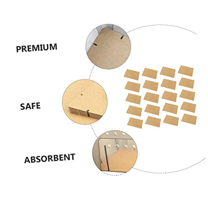 Totority Reptile Box Cushion Paper 50 Sheets of Kraft Paper for Reptiles Feeding Box Mat for Snakes Lizards Turtles