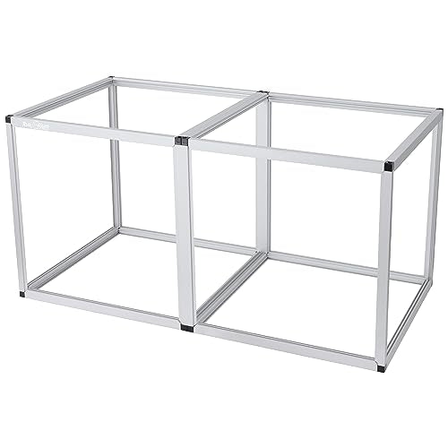Enclosure Stand for Off-Floor Placement and Stunning Display-Elevate Your Reptile's Home 24 inches Height - color: White, size: L-48''-Stand only