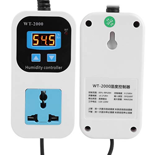 Digital Humidity Controller, 0%~99% RH Humidity Controller Suitable for Fermentation Home Brewing Beer(US)