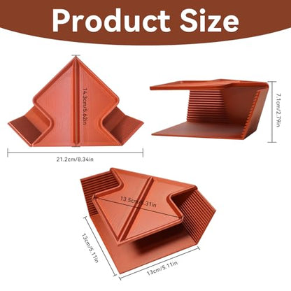 Cave Hide for Reptiles, Lizard Hideout with Safe Shelter, Snake Cave Hut for Themed Terrarium Ideal for Gecko Hamster Snake to Rest & Hide