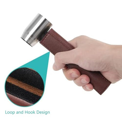 Survival Settlers Tool Bushcraft Hand Auger Wrench Scotch Eye Wood Drill Manual Drill Wrench Bushcraft Survival Tool with Leather Pouch and Hook for Outdoor Camping Bushcrafting Backpacking (Brown) - color: Brown