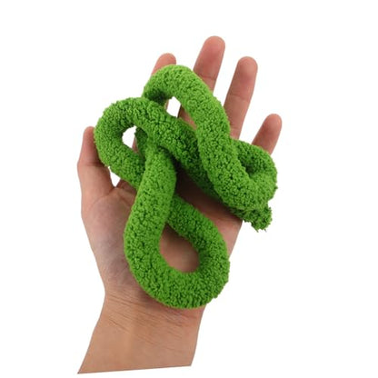 Reptile Climbing Vine Rope with Swing 50cm Realistic Artificial Jungle Moss Vine for Terrarium for Chameleon and Snake Habitat