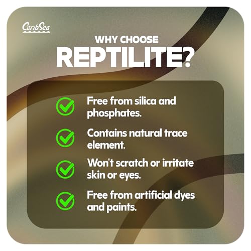 Carib Sea Reptiles Calcium Substrate Sand - 20 lb - Desert Rose - Calcium-Rich Sand for Reptile Terrariums, Ideal for Desert Species & Healthy Habitat - size: 20lb (Pack of 1)