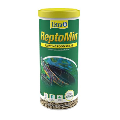 Tetra ReptoMin Floating Food Sticks, Soft Stick Food Formulated for Aquatic Turtles, 10.75 oz/305 g - size: 10.75 Ounce (Pack of 1)