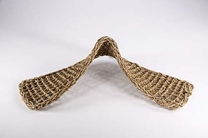 PENN-PLAX Reptology Lizard Lounger – 100% Natural Seagrass Fiber – Great for Bearded Dragons, Anoles, Geckos, and Other Reptiles – Extra Large - size: X-Large (Pack of 1)