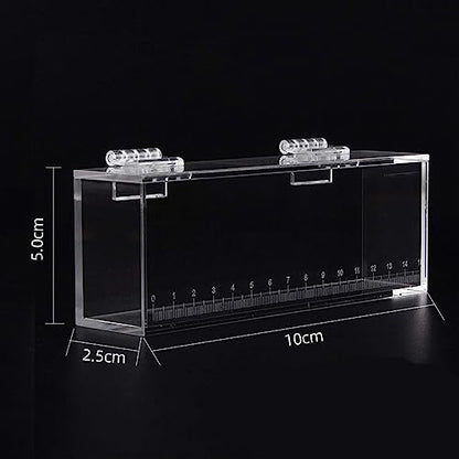 Clear Acrylic Breeding Enclosure with Observation Window, S