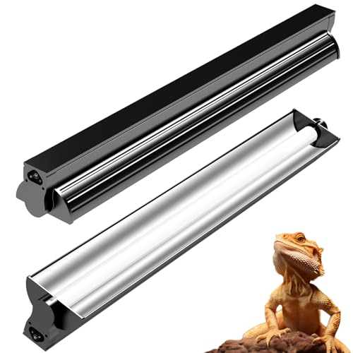 8W T5 10.0 UVB Reptile Light Fixture 12" – High Output UVA UVB Light for Bearded Dragons, Turtles & Snakes – Compact UVB Lamp for Desert & Tropical Reptiles (UVB 10.0-Desert, 12INCH-8W) - size: 8W-12 Inch-T5 Fixture
