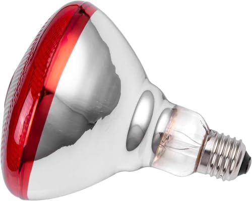 Infrared Light Blub, 275W Near Infrared Red Light Therapy Heat Lamp Blub, E26/E27 Socket, 110V - color: Orange Red
