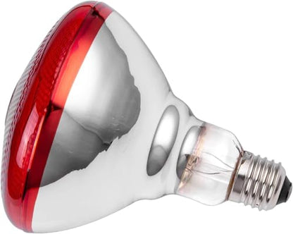 Infrared Light Blub, 275W Near Infrared Red Light Therapy Heat Lamp Blub, E26/E27 Socket, 110V - color: Orange Red