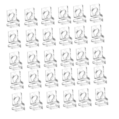 30Pcs Aquarium Lid Clips Water Pipe Fixing Clamps Clamps Aquarium Lid Support Brackets, for 5mm - size: for 5mm