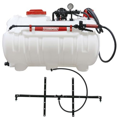 Chapin 98444 ATV 40G Water Tank Sprayer with 2-Nozzle Boom and 2.5 GPM Pump, for Agriculture/Farming/Acreage
