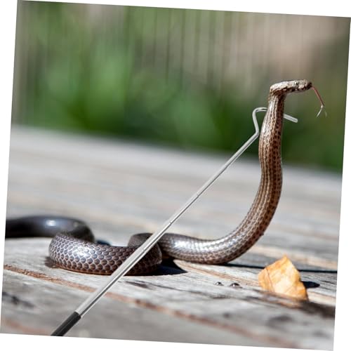 POPETPOP Retractable Reptile Catching Hook Snake Catcher for Reptiles Snake Capture Hook
