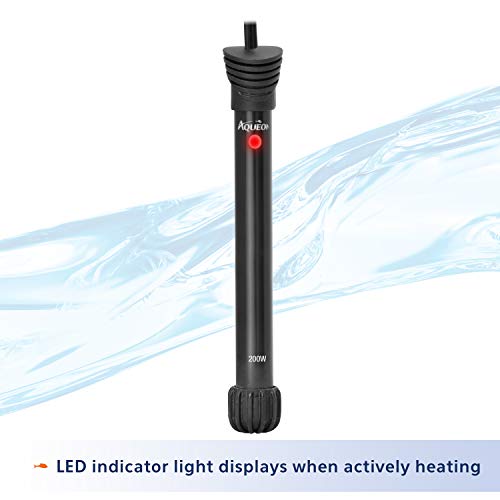 Aqueon Aquarium Fish Tank Preset Heater For Up To 75 Gallons, 200 Watts - size: 200 Watts