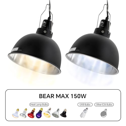 Reptile Dimming Thermostat with 2 pack 8.5in Dome Lamp Fixture