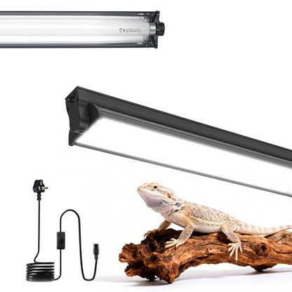 2-Pack UVB UVA Reptile Light 10.0 Bulb, 15W 18inch T8 Fluorescent Desert Lamp, UVA for Bearded Dragon Tortoise Reptile & Amphibian (T8 15W 18inch 10.0 Bulb G13) - style: T8/15W (18In Replacement Bulb*2)