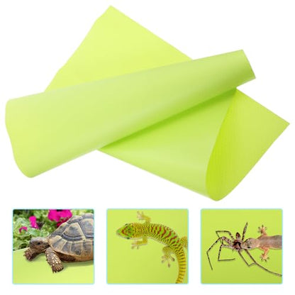 Foldable Reptile Carpet Mat for Terrarium Substrate Tailored Leopard Gecko and Tortoise Bedding Lightweight Washable Liner for Bearded Dragon Lizard Snake Turtle Habitat