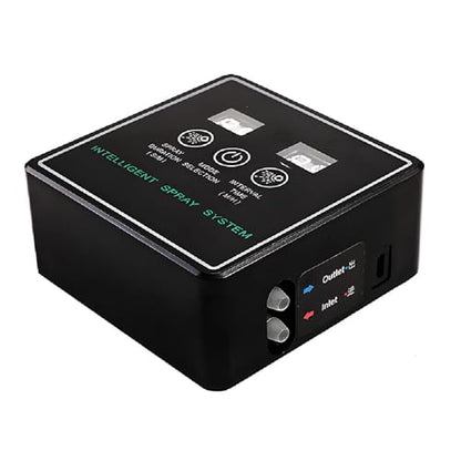 Reptile Fogger Smart Spray System with Touchscreen Controller, Automatic Reptile with Timer, Low Noise 360° Adjustable Misting Nozzles for Terrariums, Amphibians, Lizards, (5m 2 Nozzles) - size: 5m 2 Nozzles