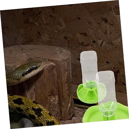 2sets Lizard Water Basins and Feeding Dish for Reptiles for Turtles Snakes and Geckos Convenient Pet Food Holder and Water Container Design