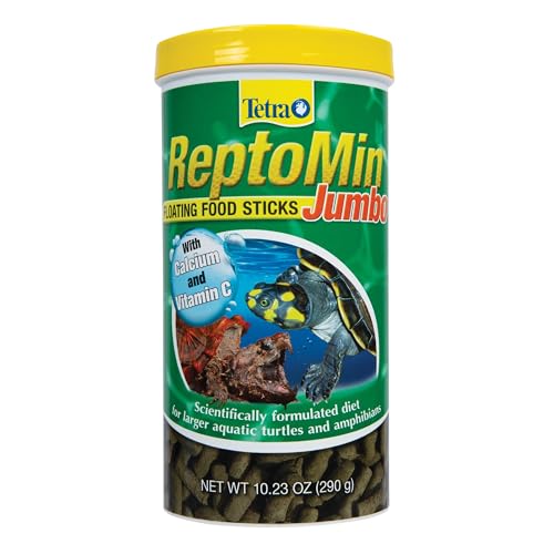 Tetra ReptoMin Jumbo Floating Food Sticks 10.23 Ounces, For Small Aquatic Turtles And Amphibians - size: 10.23 Ounce (Pack of 1)