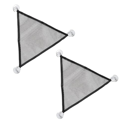 2Pcs Small Black Breathable Reptile Hammocks,Geckos Hammock Lizard Hammock Accessories,Suitable Hammocks for Geckos, Iguanas, Anoles, Chameleon (Black, Small) - color: Black, size: Small