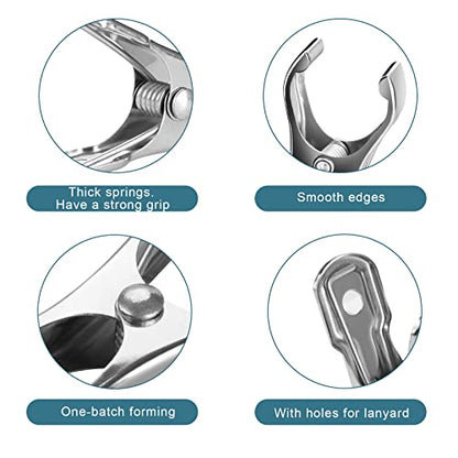 40 PCS Garden Clips, Heavy Duty Stainless Steel Greenhouse Clamps, Greenhouse Clips for Netting, Have a Strong Grip to Hold Down The Shade Cloth or Plant Cover on Garden Hoops or Greenhouse Hoops - style: 2inch-40pcs
