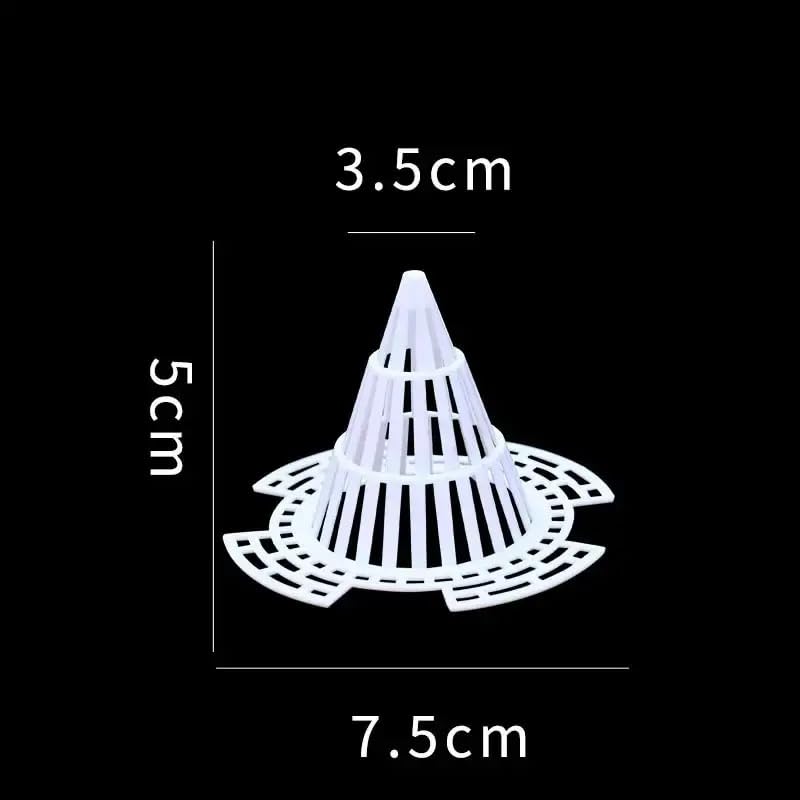 10Pack Cone Flower Pot Hole Mesh Pad, Upgraded Planter Bottom Grid Mat Mesh Hole Screens for Keeping Soil from Flowing- Breathable Gasket-Drainage Netting for Bonsai,2 Sizes (Medium) - size: Medium