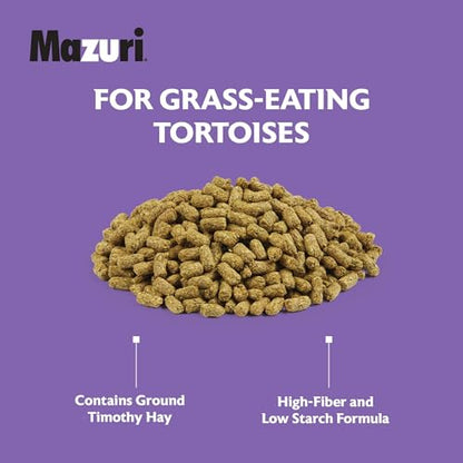 Mazuri |Tortoise LS Diet | Low-Starch Tortoise Food | 25 Pound (25 lb.) Bag