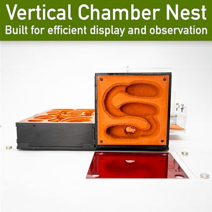 Terra Core Hybrid Formicarium Ant Nest with Starter Kit 9.84 x 9.05 x 5.11 in - size: Terra Core Series-Hybrid