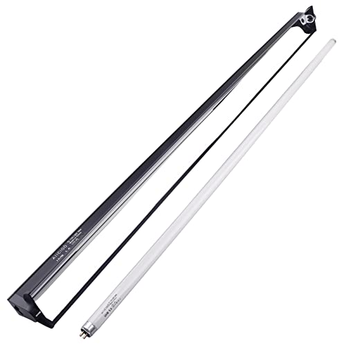 Aiicioo T5 UVB Lighting Combo Kit 39W - T5 UVB Reptile Light Fixture and 5.0 UVB Light Bulb for Bearded Dragon Leopard Gecko (34Inch 39W) - size: 34Inch 39W