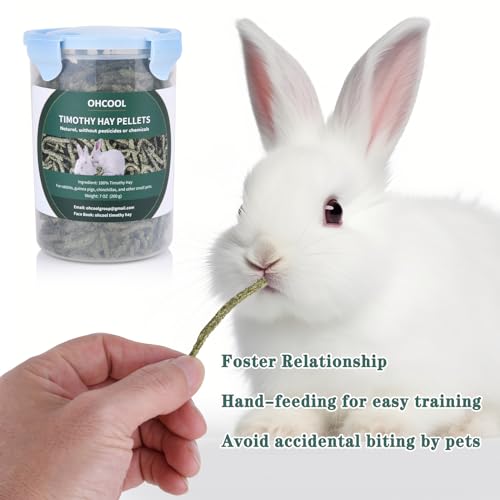 Timothy Hay Pellets, 63oz (9 * 7 oz) Small Pet Feed | 100% premium nutrition timothy pellets, ideal for tortoises and rabbits - size: 3.94 Pound (Pack of 1)