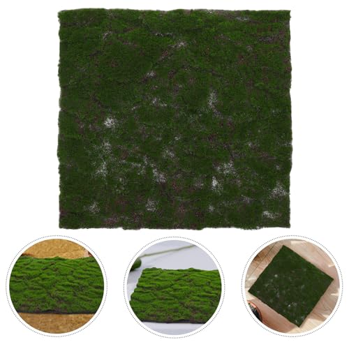 Angoily Artificial Moss Mat 30cm Faux Grass Turf for Terrarium Supplies Reptile Habitat Decorative Moss Mat for Crafts and Planters Home Décor