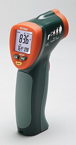 Extech 42510A Mini IR Thermometer with Wide Temperature Range - size: 12:1, style: Standard