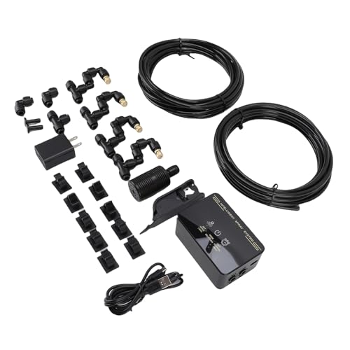 SIXRUN Automatic Reptile System with Timer Function for Terrariums Aquariums Chameleons Snakes Frogs Lizards (US Plug)