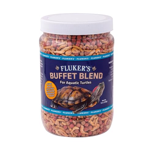 Fluker's Flukers 70131 Buffet Blend Aquatic Formula Turtle Food, 12oz - size: 12 Ounce (Pack of 1)