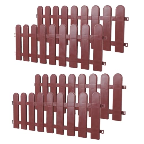 4pcs Outdoor Tortoise Enclosure Garden Fence for Small Animals Reptile Supplies Playpen Lawn Edging Barrier for Pets Sturdy Animal Barrier Fencing