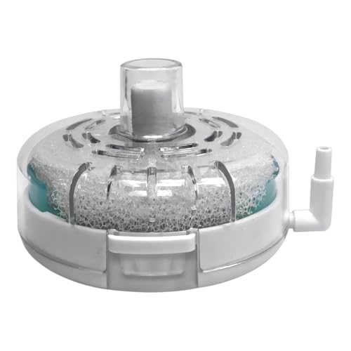 Pump Advanced Filtration System, 8x8x5.5cm ABS Mini Filter for Aquarium Water Circulation, Aeration, Cleaning, Small Aquatic Habitats Use