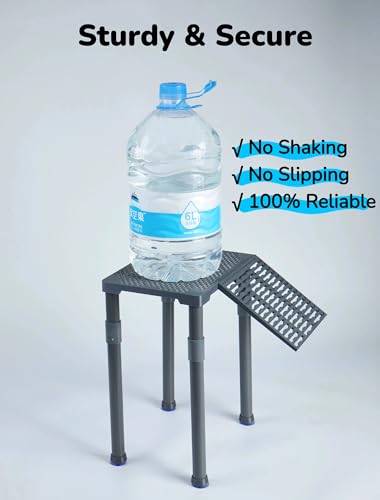 SolidForm Turtle Basking Platform with Ramp, Built-in Food Tray, Zero Zip-Tied, Non-Slip Ramp, 2 Adjustable Height Turtles Dock, for 25–75 Gallon Aquariums(11-in Width) Turtle Tank Accessories - size: Medium（10×7.8inches）